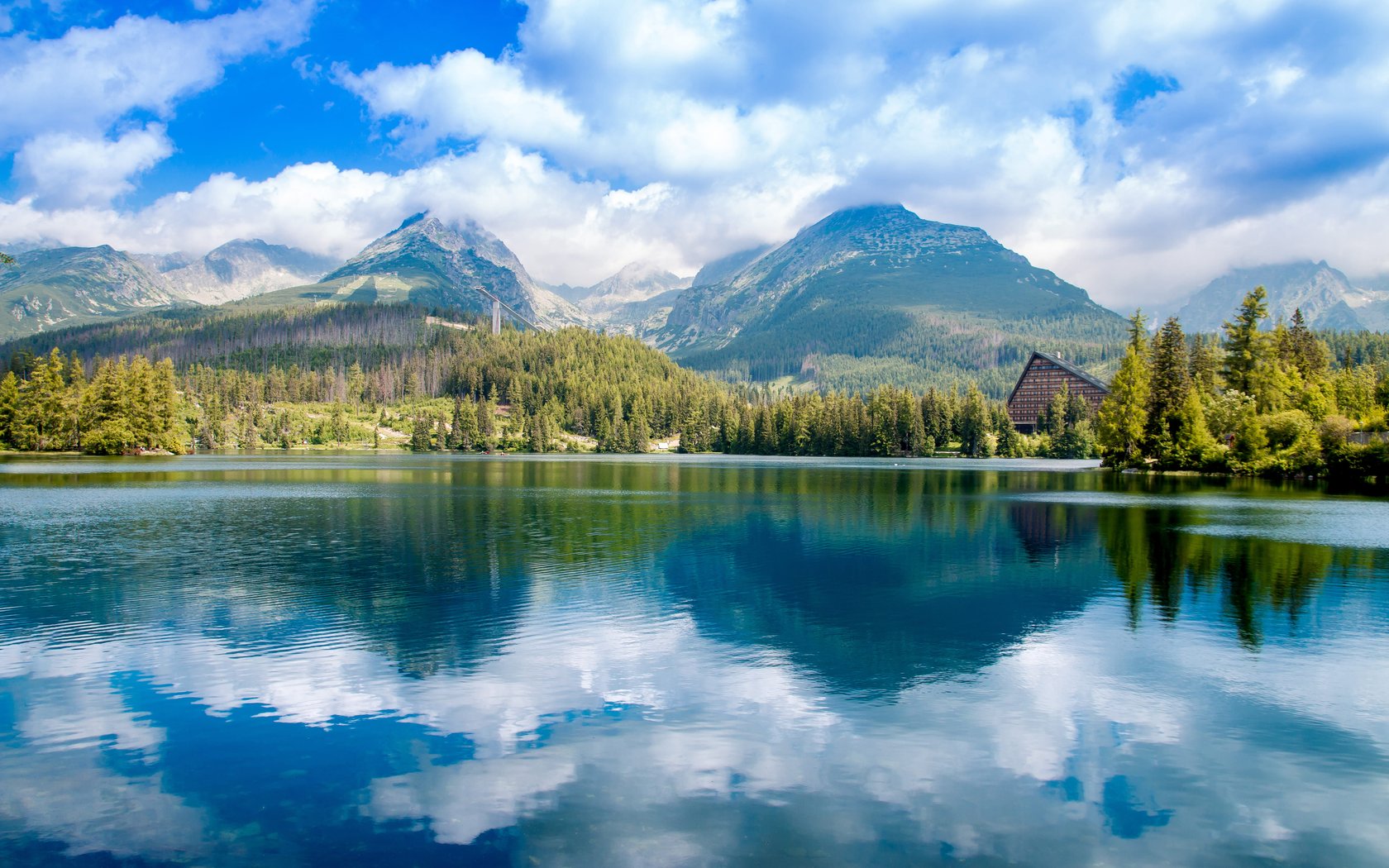 Mountain lake in a national park in Slovakia - WSXGA+ wallpapers in 1680x1050 resolution