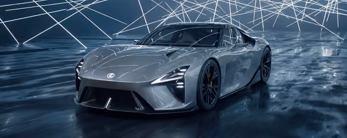 UltraWide 32:9 обои (5120x1440): Lexus LFA, концепт, суперкар, футуризм