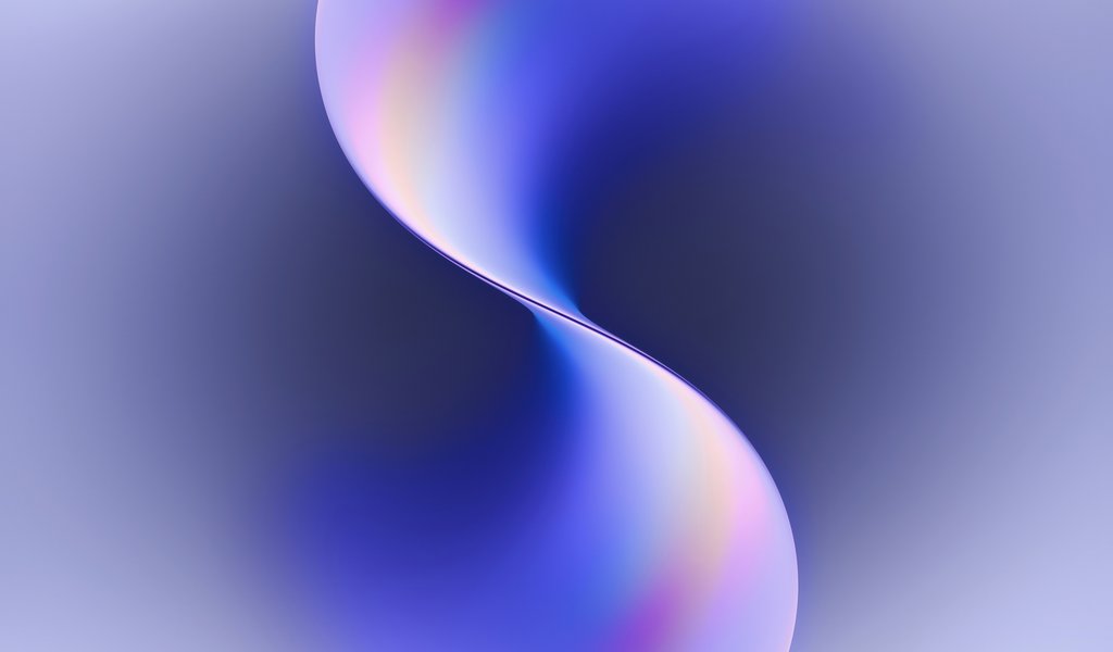 Blue Abstract Twisted Shape - WSVGA wallpapers in 1024x600 resolution