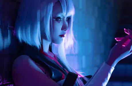 4К обои (3840x2160): косплей, Lucyna Kushinada, Lucy Snow Queen, Cyberpunk: Edgerunners