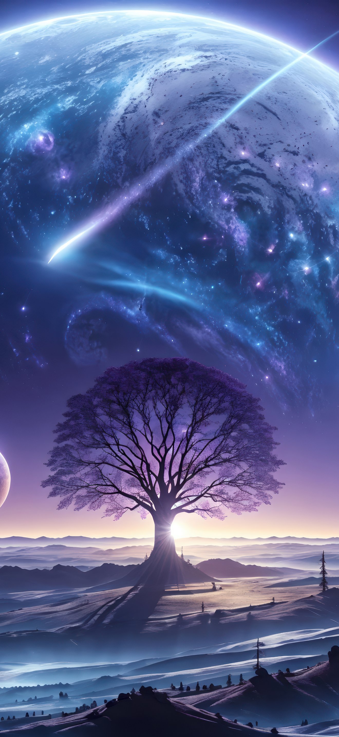 Fantasy planet in the sky - Wallpapers for iPhone 17 Pro Max/16 Pro Max in 1320x2868 resolution