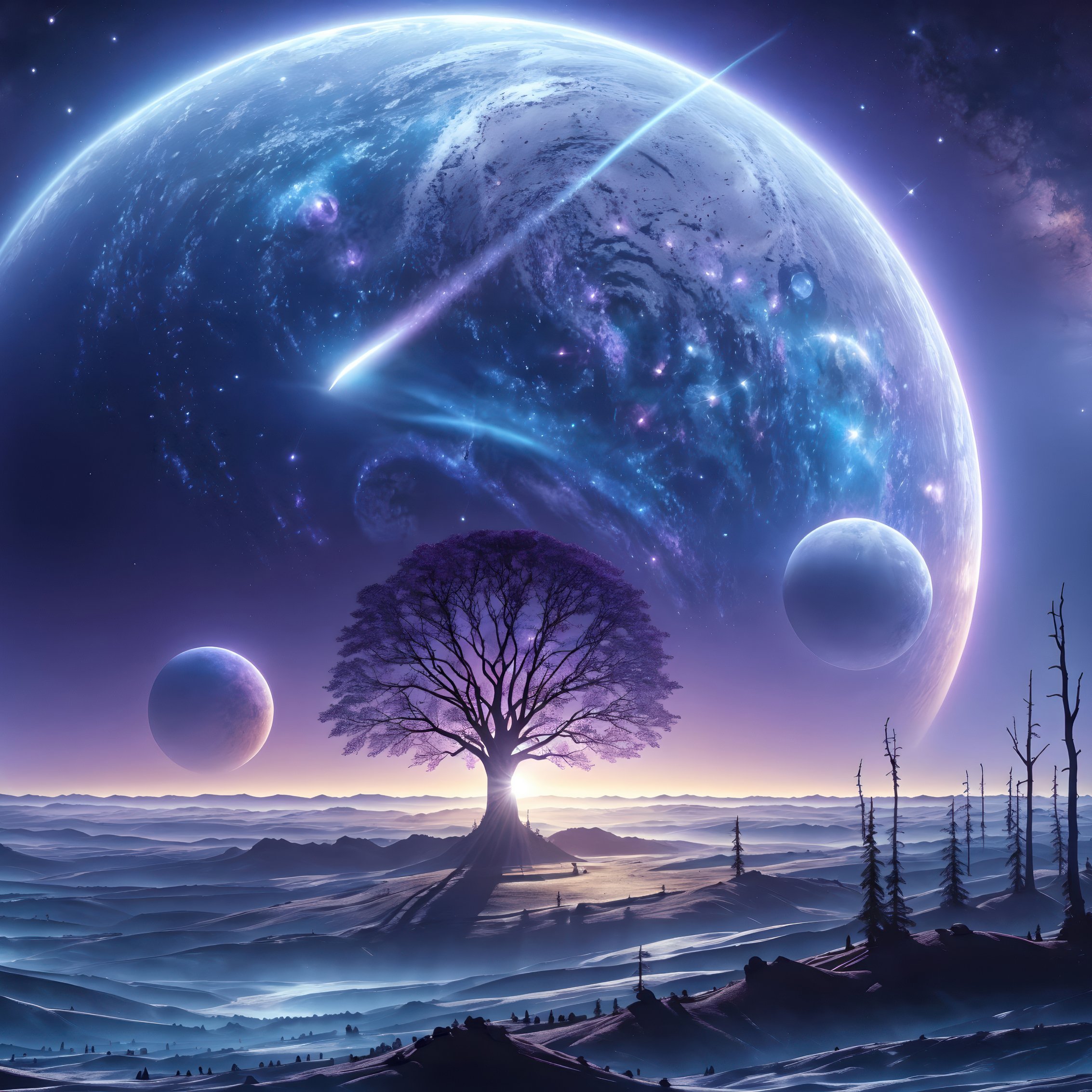 Fantasy planet in the sky - Wallpapers for iPad mini 8.3″ in 2266x2266 resolution