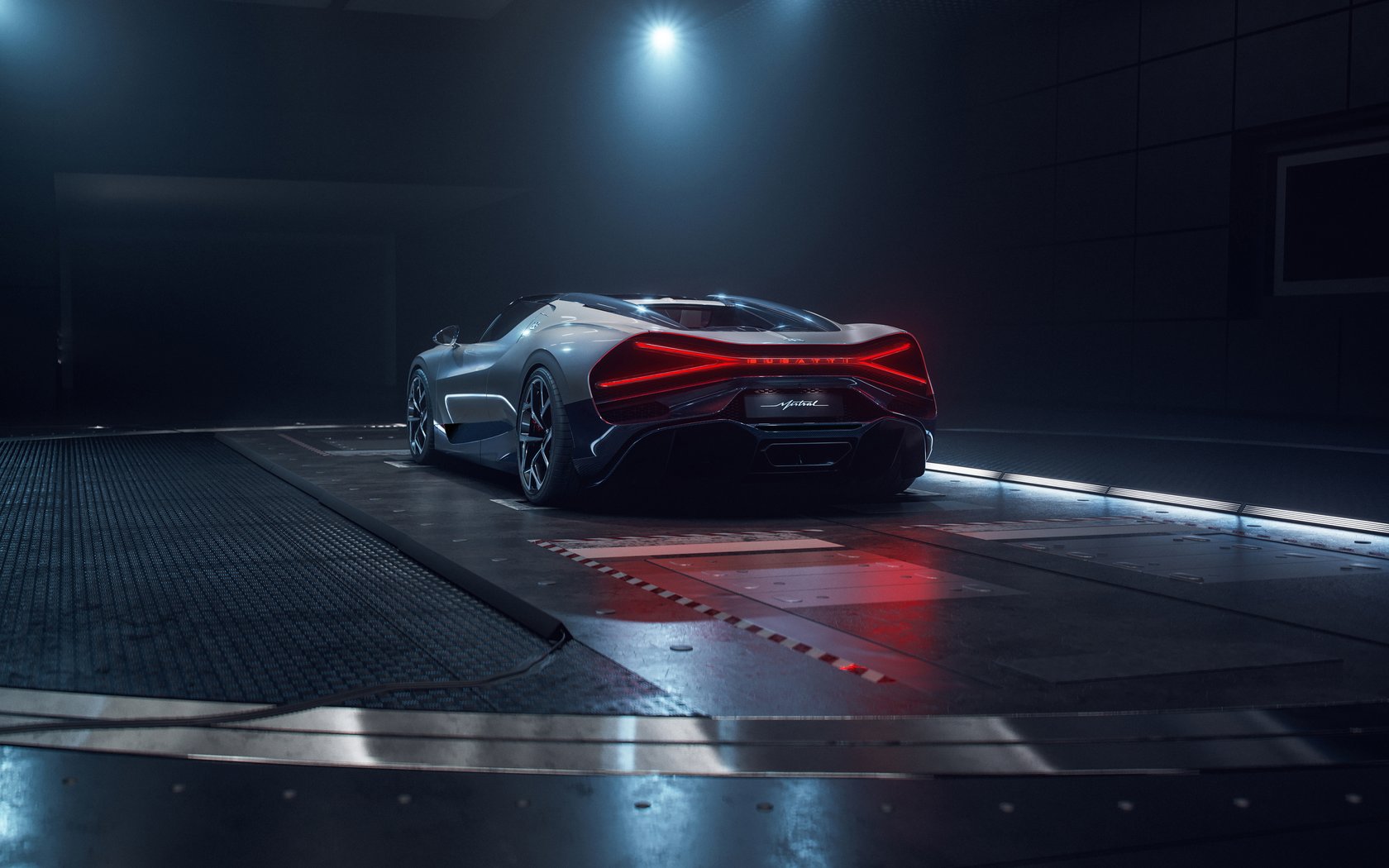 Bugatti Mistral W16 rear view - WSXGA+ wallpapers in 1680x1050 resolution