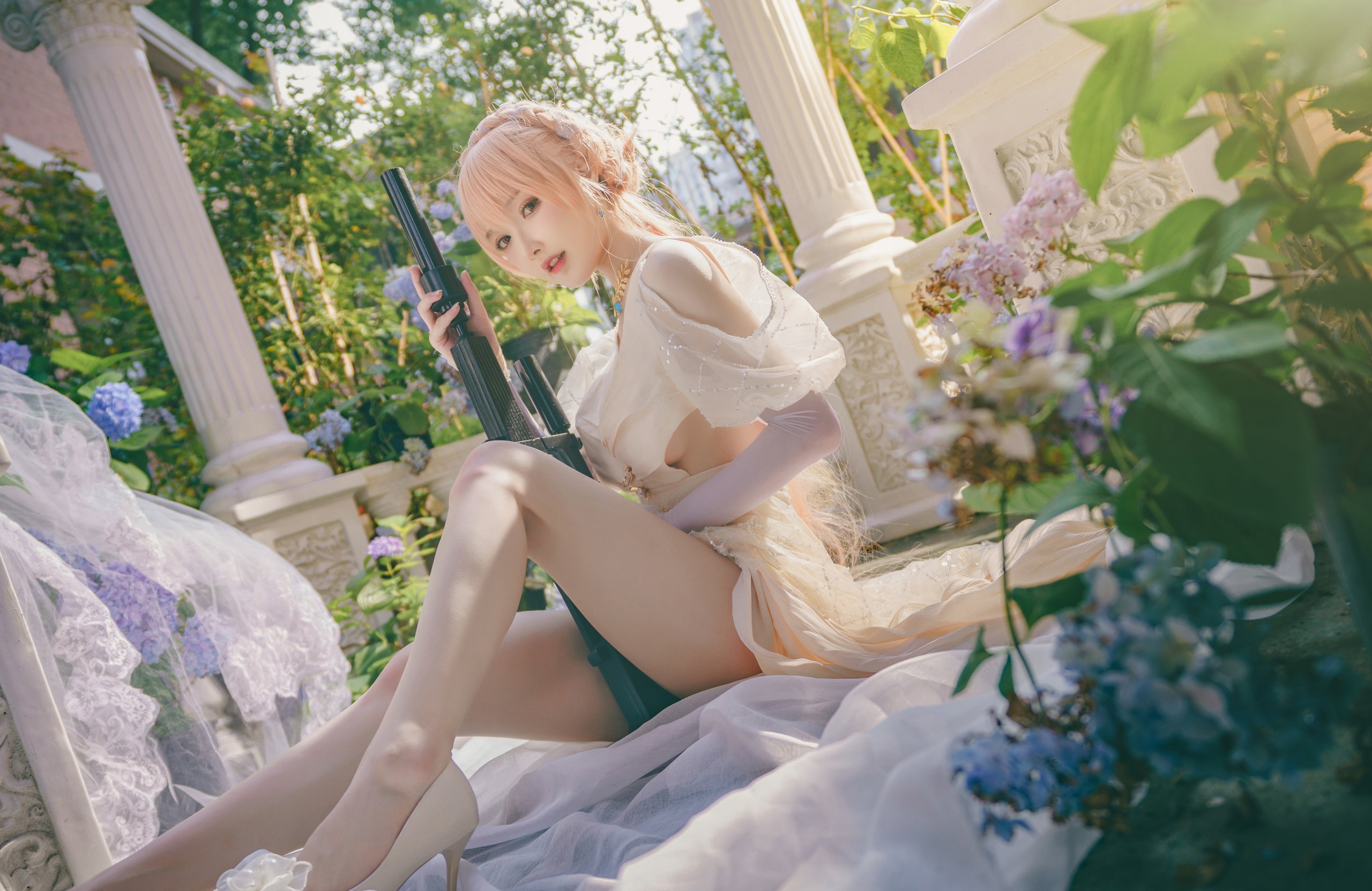 Abaoyeshitunia Cosplay on OTs-14 - Wallpapers for Apple MacBook Air 13 M2″ in 2560x1664 resolution
