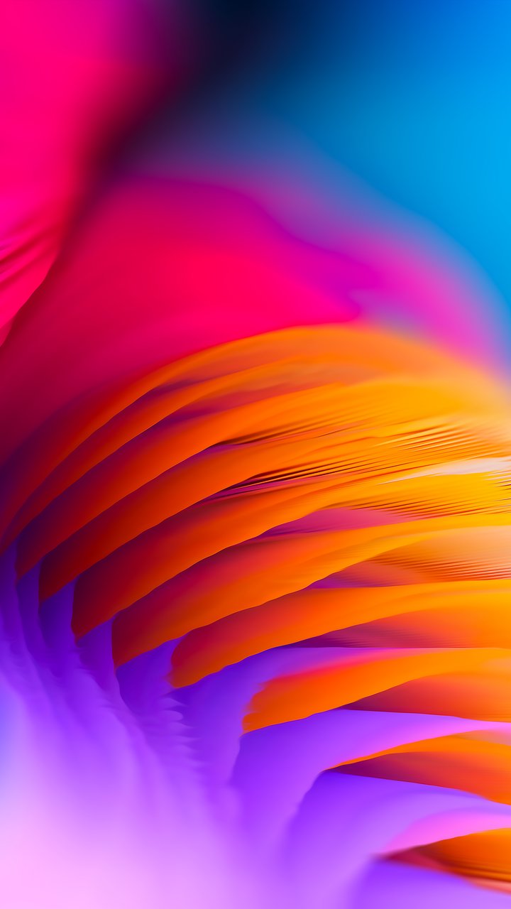 Colorful abstract waves - Wallpapers for Samsung/LG in 720x1280 resolution