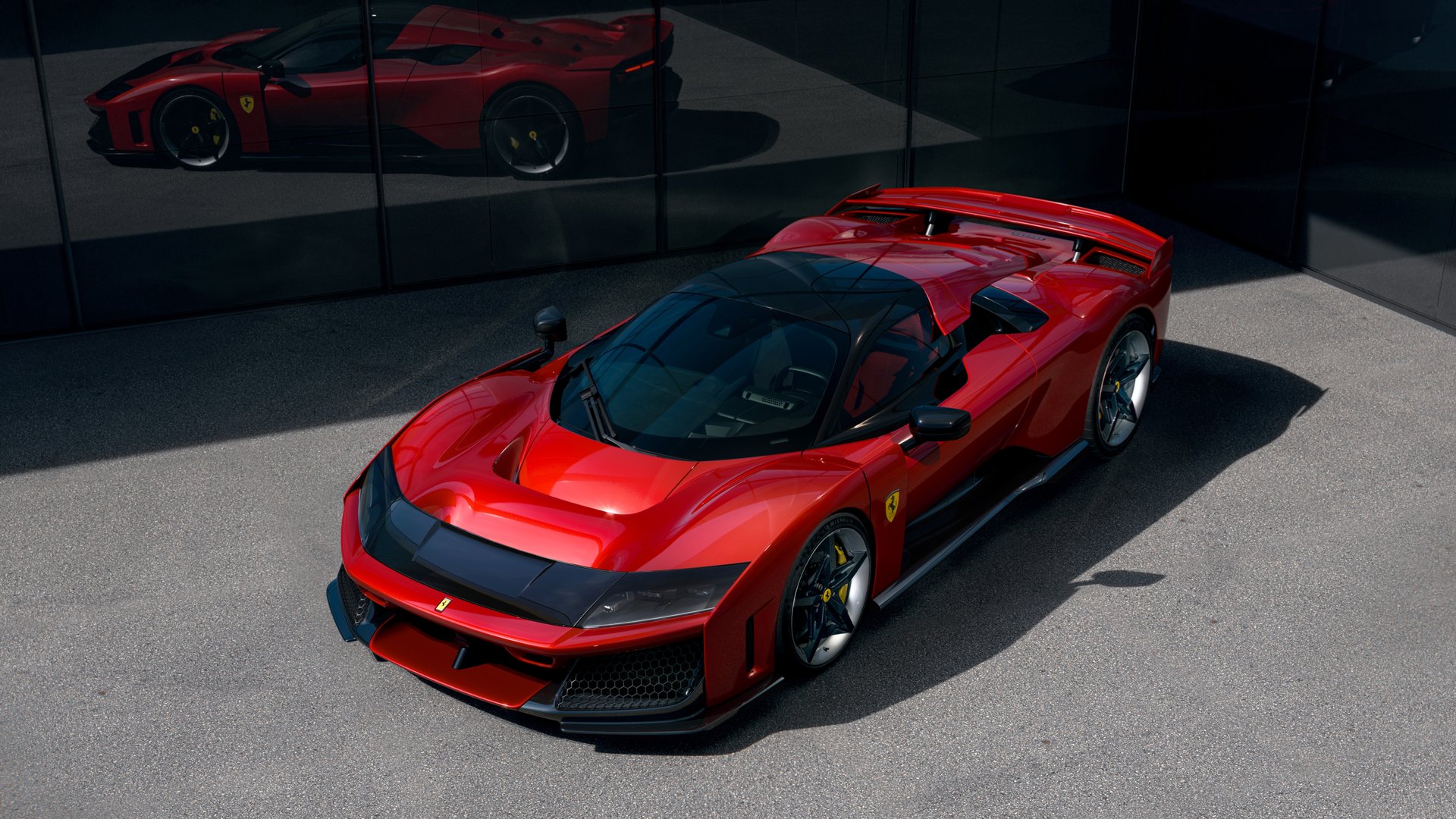 Red Ferrari F80 front view - Full HD wallpapers in 1920x1080 resolution
