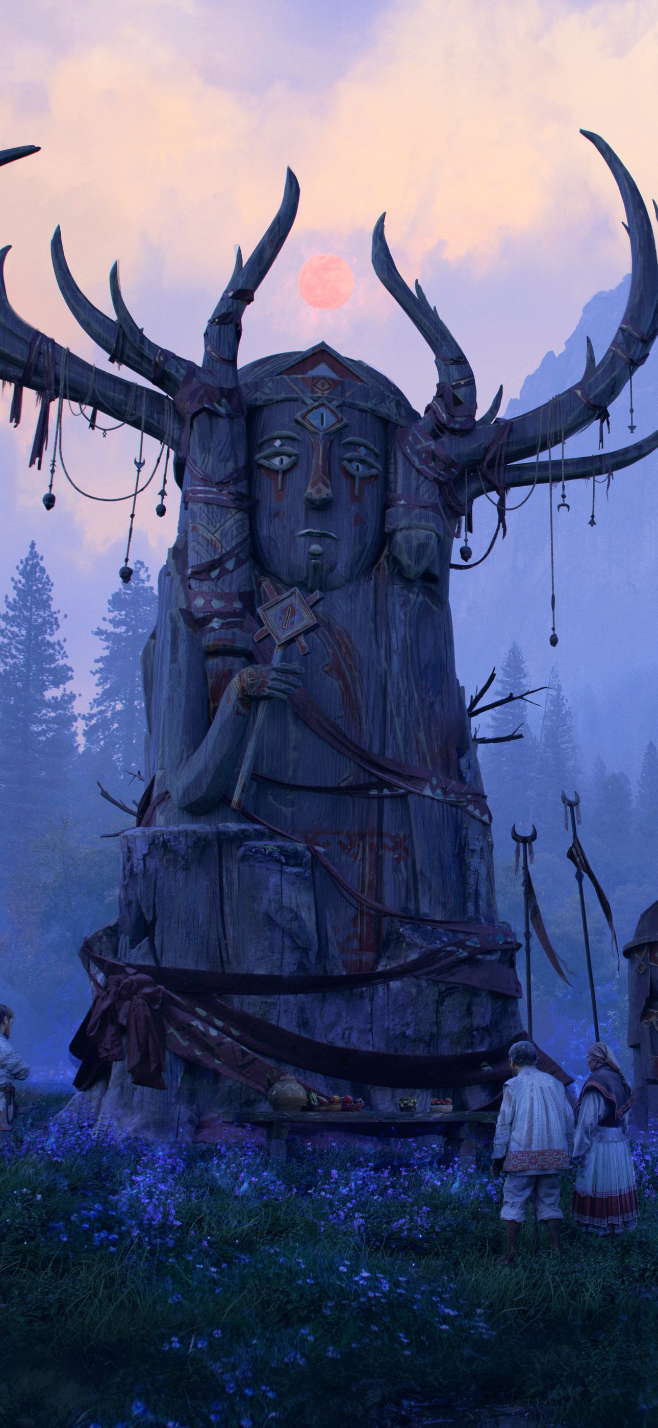 Ancient Slavic Village - Wallpapers for iPhone 15 Pro Max/14 Pro Max in 1290x2796 resolution