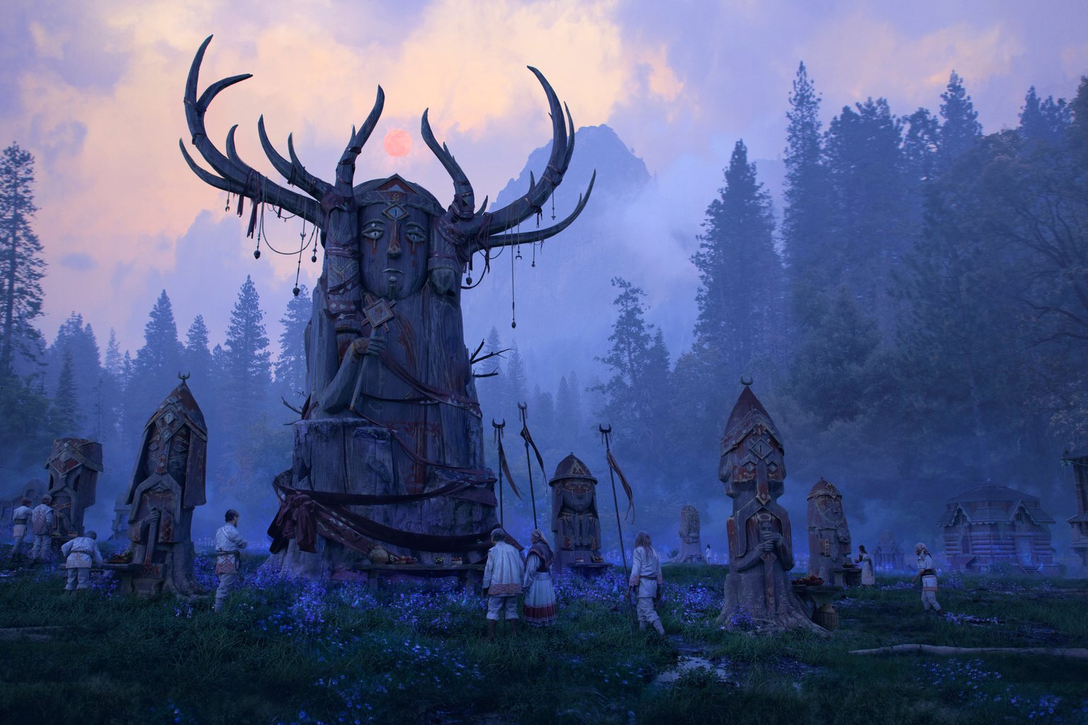 Ancient Slavic Village - Microsoft Surface 12.4″ wallpapers in 1536x1024 resolution