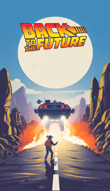 Обои DeLorean DMC-12 для Samsung Galaxy A03s, Xiaomi Redmi 7A, POCO C3 (720x1440): Назад в будущее, DeLorean DMC-12, дорога, пустыня