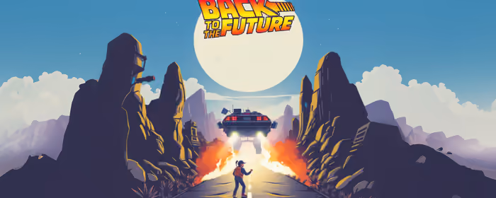 UltraWide 32:9 wallpapers (3840x1080): Back to the Future, DeLorean DMC-12, road, desert
