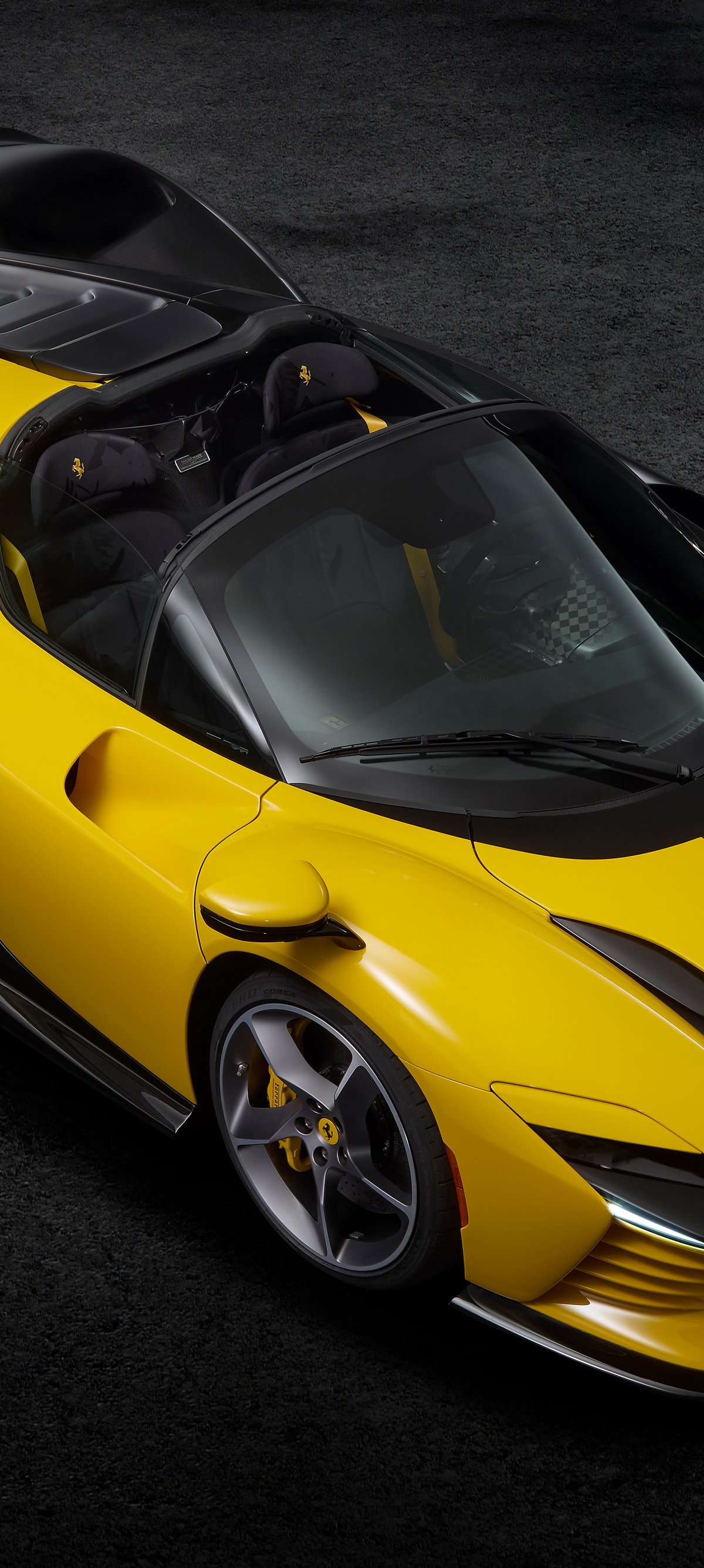 Ferrari Daytona SP3 Spider front view - Wallpapers for Xiaomi 15 in 1200x2670 resolution