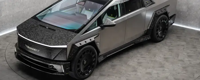 5K2K UltraWide 21:9 обои эксклюзивность (5120x2160): Tesla Cybertruck, Mansory, карбон, обвес