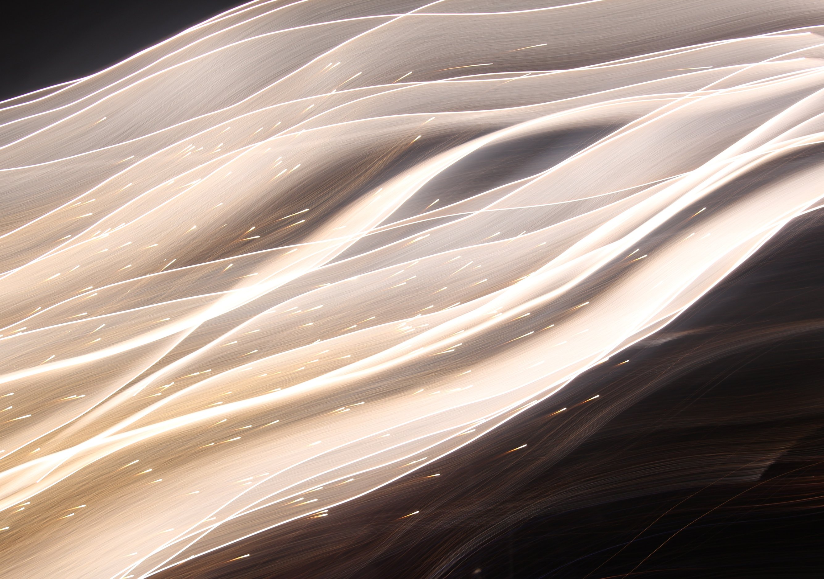 Bright light waves - Wallpapers for iPhone Duo in 2670x1878 resolution