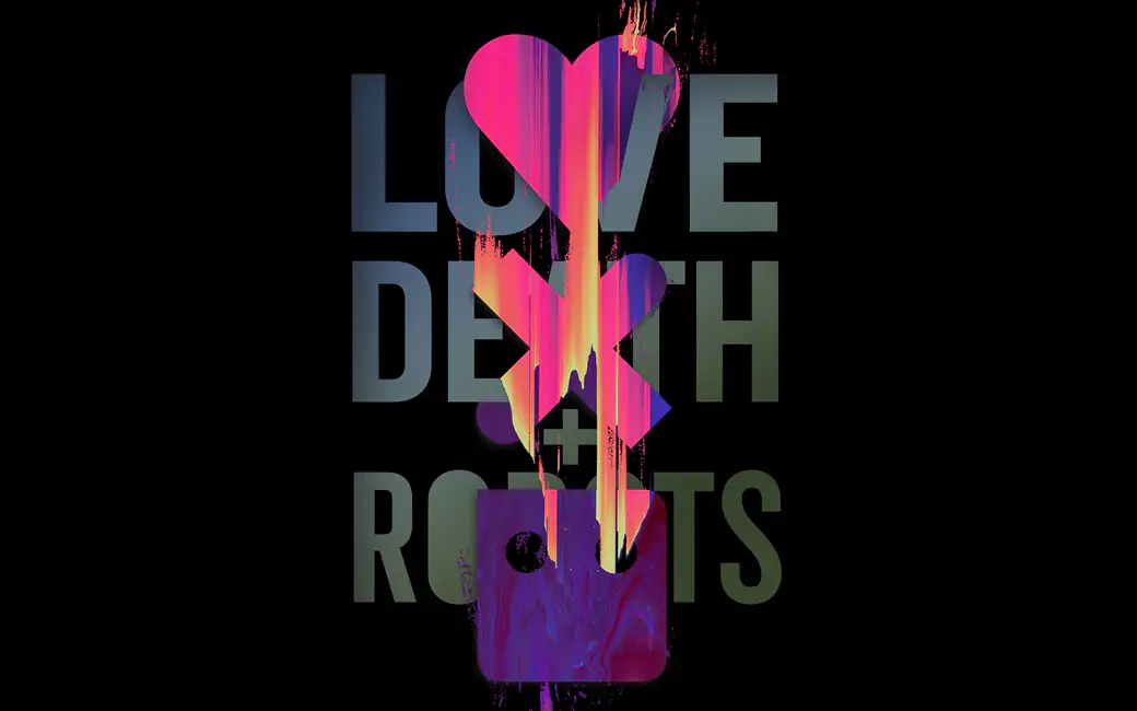 Logo Love, Death & Robots — desktop and phone wallpaper, free download