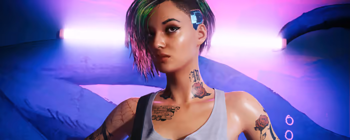 Games wallpapers: Judy Alvarez, Cyberpunk 2077, tattoos, cybernetic implants