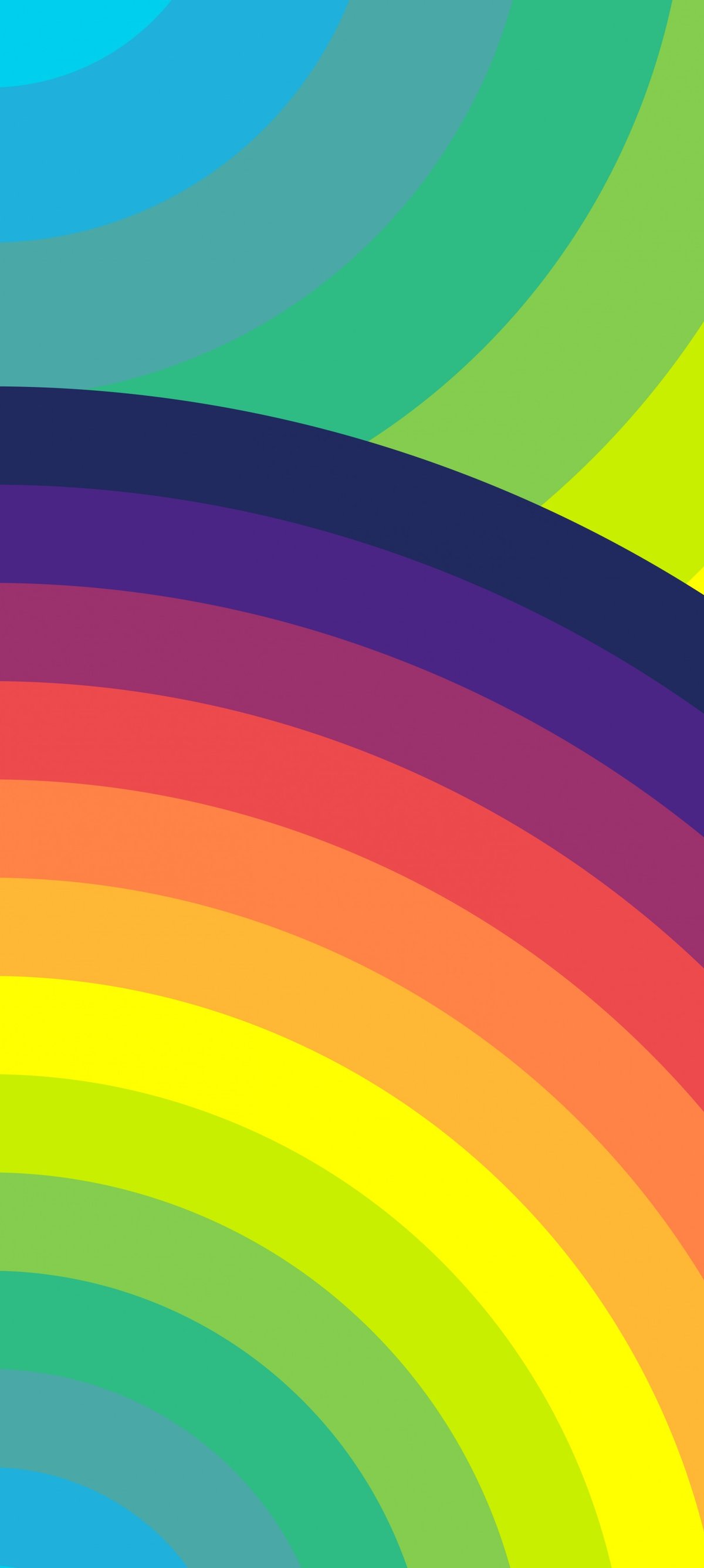 Multicolored rings - Wallpapers for Xiaomi 15 in 1200x2670 resolution