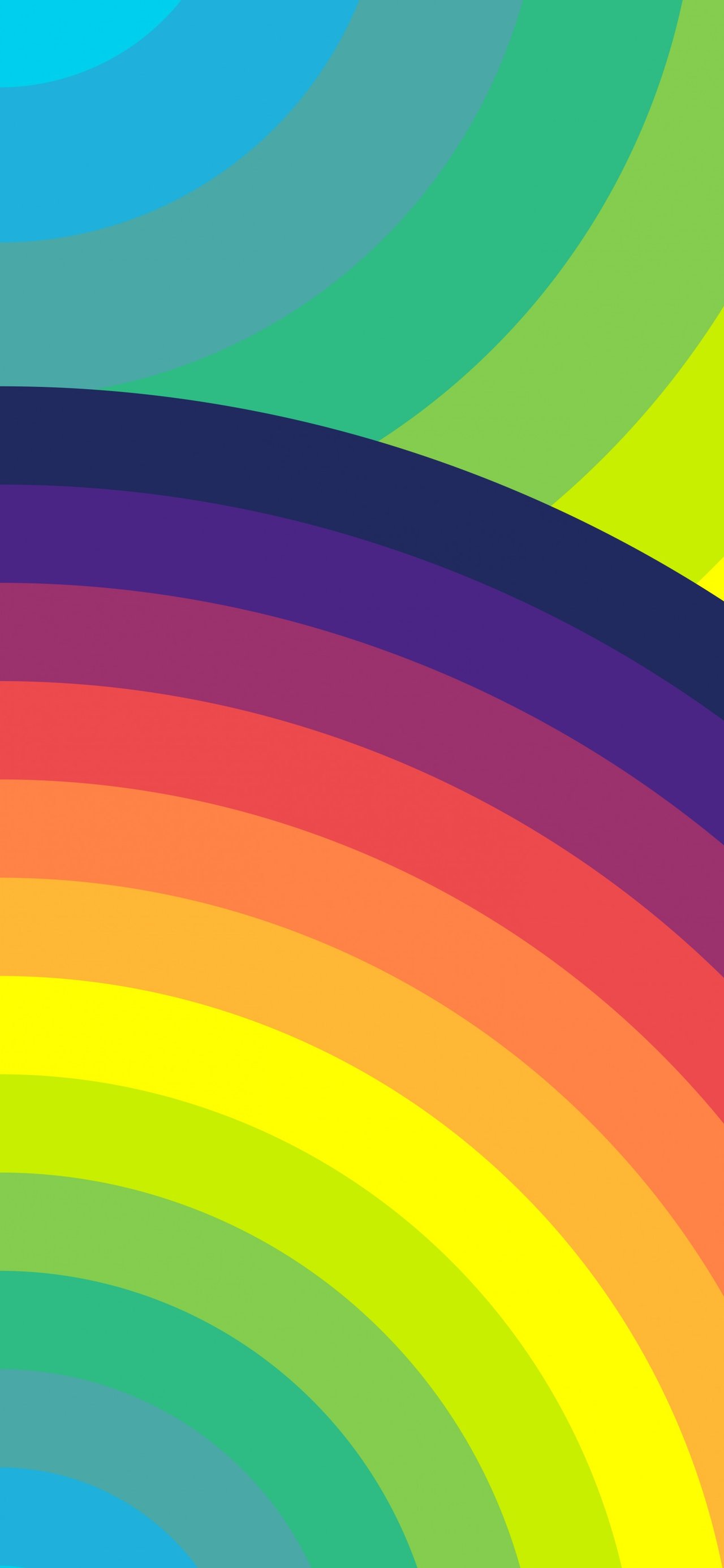 Multicolored rings - Wallpapers for Xiaomi 15T in 1280x2772 resolution