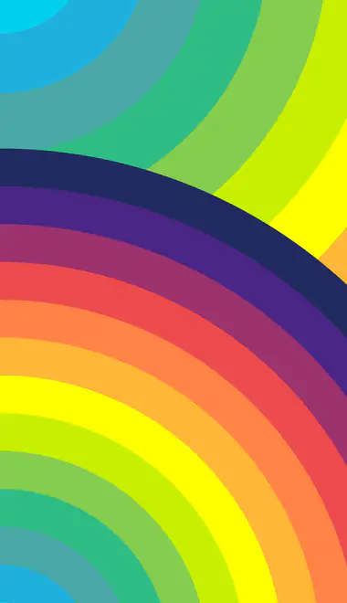 rainbow Wallpapers for LG/ASUS (480x854): gradient, layers, rainbow, circle