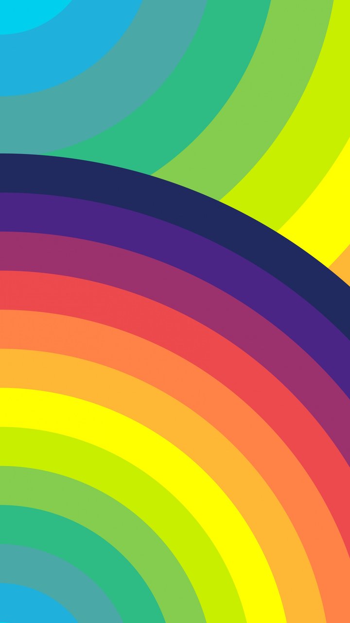 Multicolored rings - Wallpapers for Samsung/LG in 720x1280 resolution