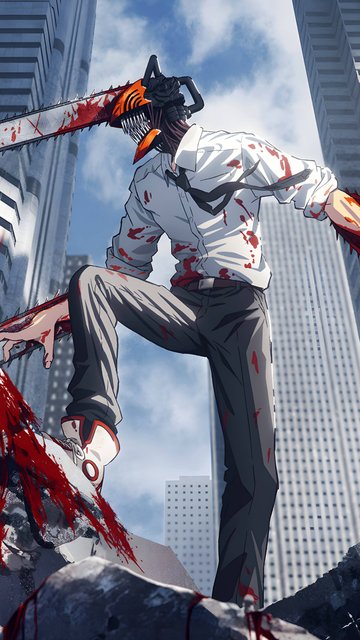 Dangie from Chainsaw Man - Wallpapers for Nokia, Samsung in 360x640 resolution