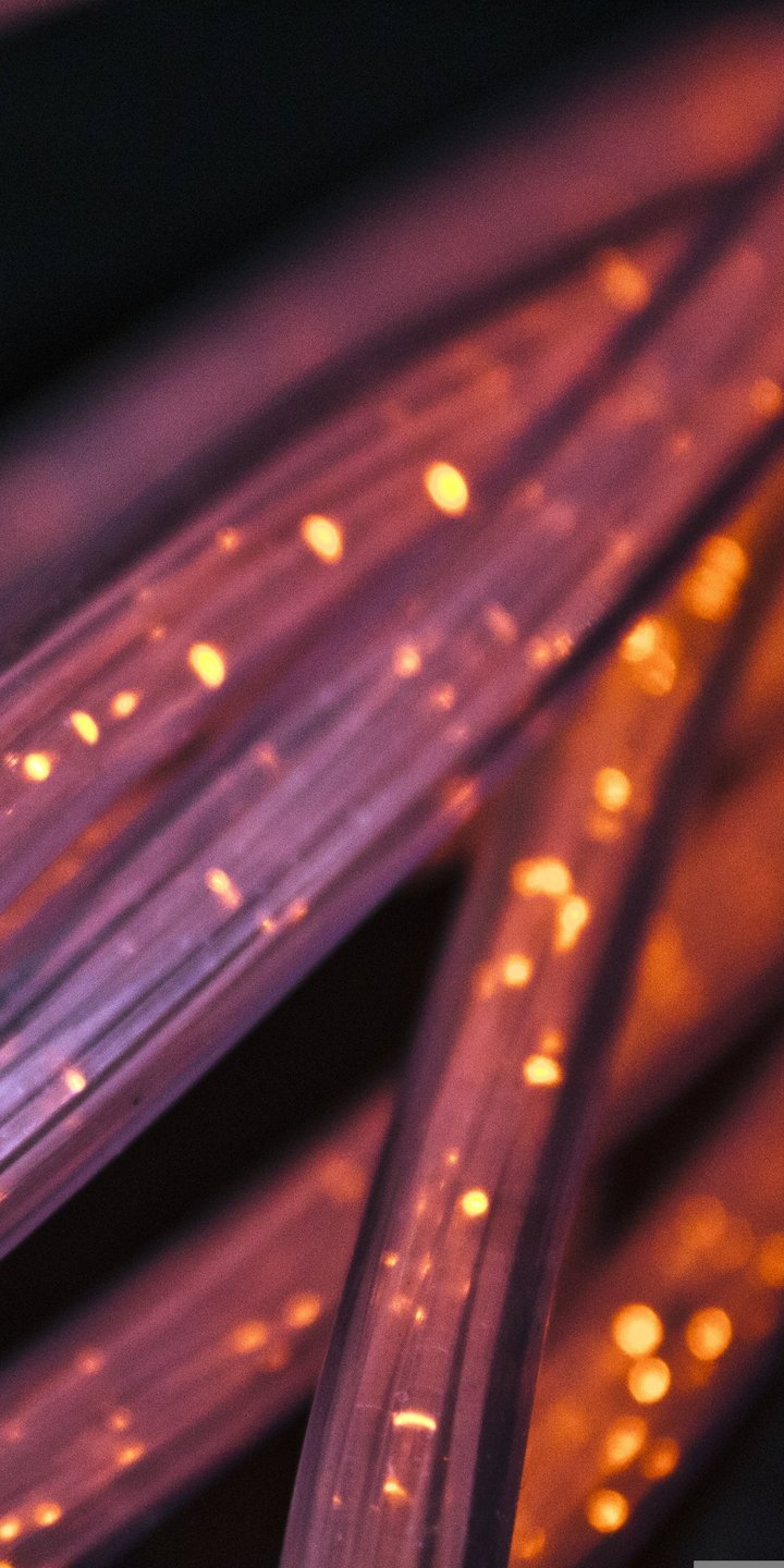 Fiber optic network with data pulses - Wallpapers for Samsung Galaxy A03s, Xiaomi Redmi 7A, POCO C3 in 720x1440 resolution