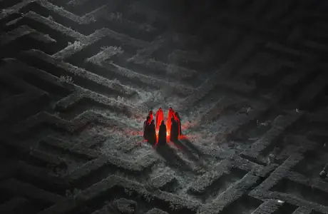 Mystery Wallpapers: maze, mystery, ceremony, silhouette