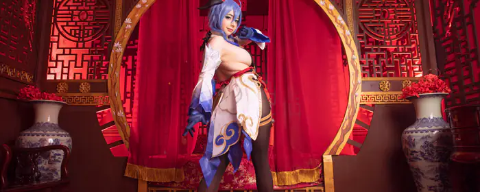 People wallpapers: cosplay, Mikomi Hokina, Ganyu, Genshin Impact
