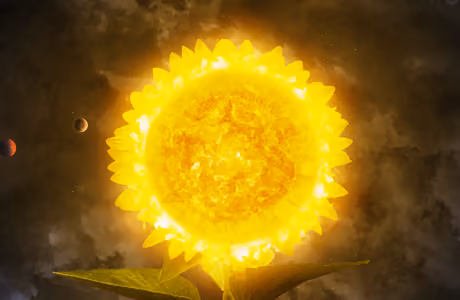 Space wallpapers: Sun, Solar system, sunflower, planet