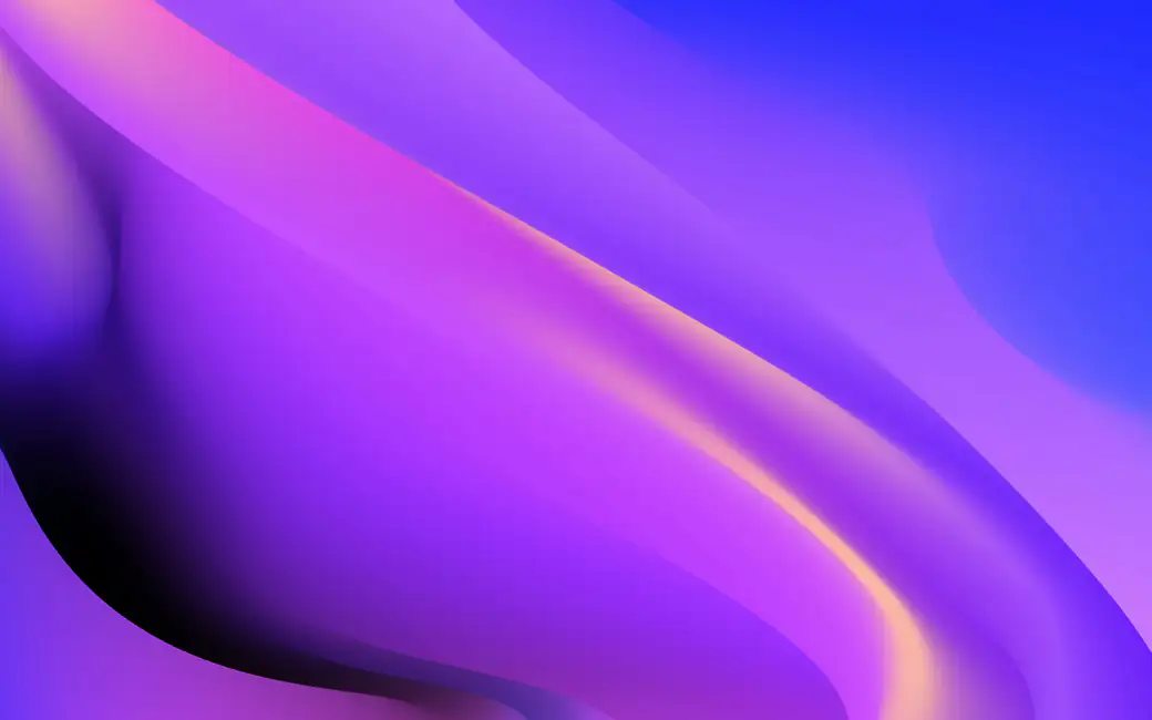 Purple Fluid Flow Abstraction — desktop and phone wallpaper, free download