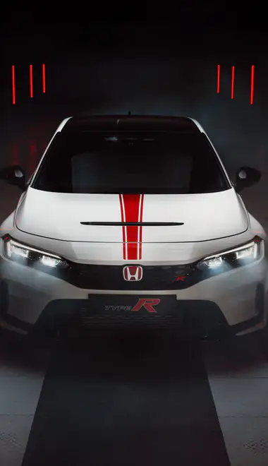 Обои машины: Honda Civic Type R, спорткар, гараж, хетчбэк