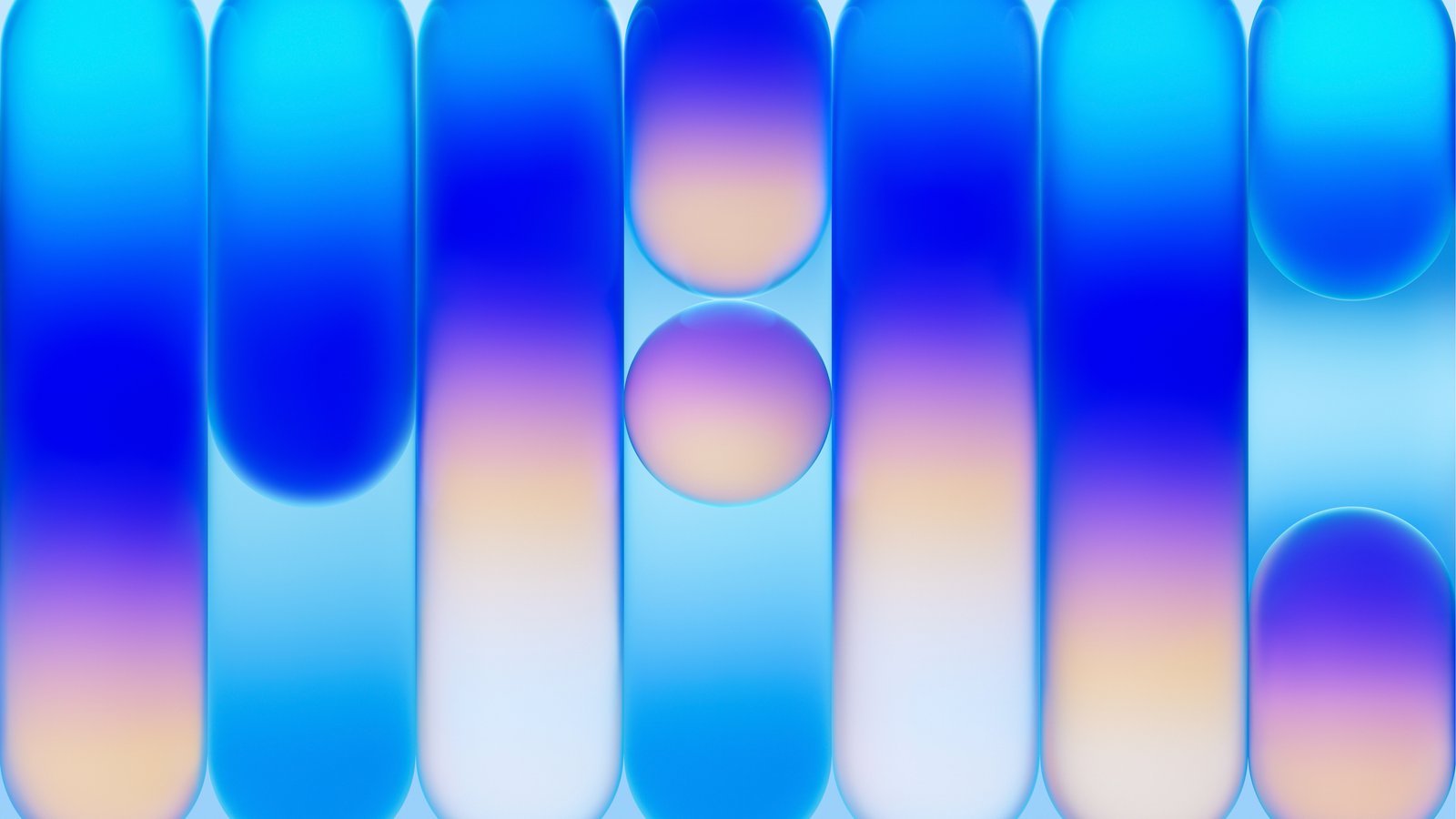 Capsules and a blue gradient - wXGA++ wallpapers in 1600x900 resolution