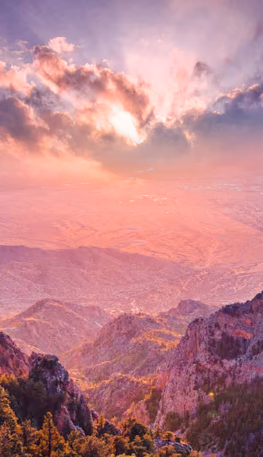 Nature wallpapers: sunset, mountains, sky, evening