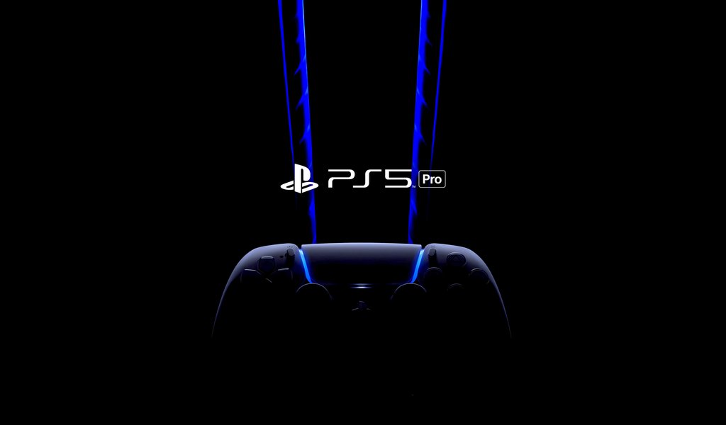 Геймпад PlayStation 5 Pro - WSVGA обои в разрешении 1024x600