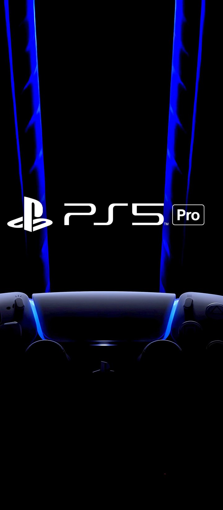 Геймпад PlayStation 5 Pro - Обои для Xiaomi Redmi 14C, POCO C71/C75/M7, Infinix Note 8 в разрешении 720x1640