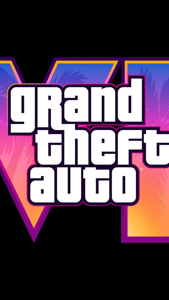 Логотип Grand Theft Auto VI - Обои для Samsung, HTC, Sony в разрешении 540x960