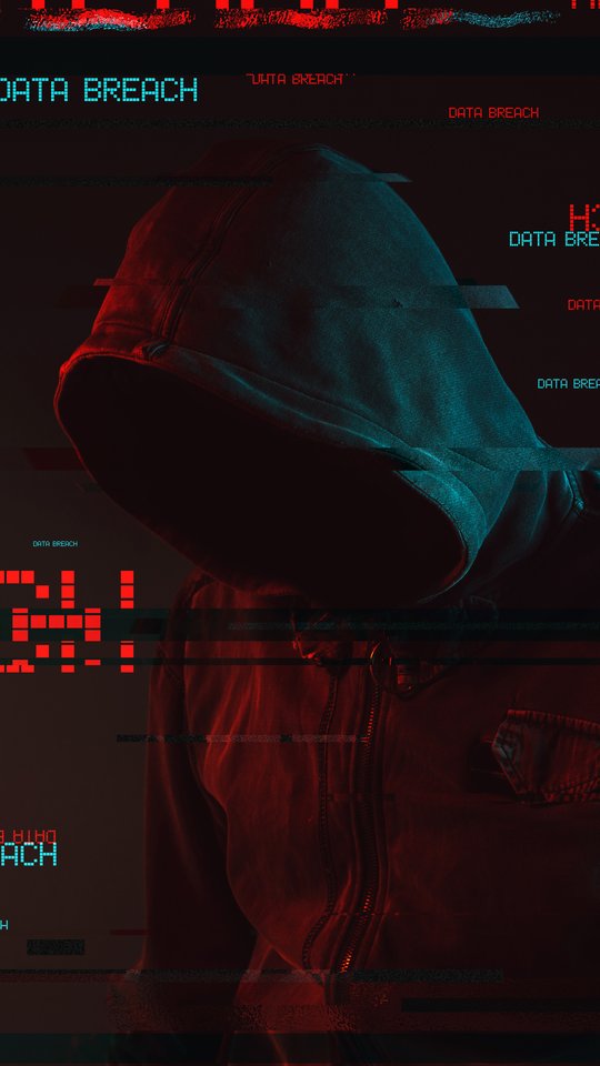 Anonymous hacker in hoodie - Wallpapers for Samsung, HTC, Sony in 540x960 resolution