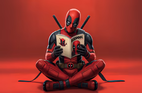 HDV 720p Reading wallpapers (1280x720): Deadpool, Marvel, comic, superhero