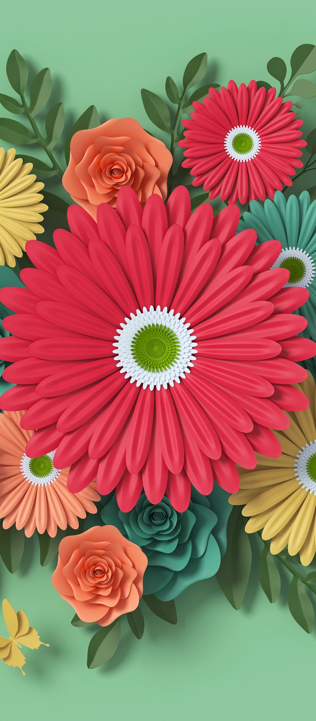 Spring Handmade Gerbera Bouquet - Wallpapers for TECNO/Infinix in 1080x2460 resolution