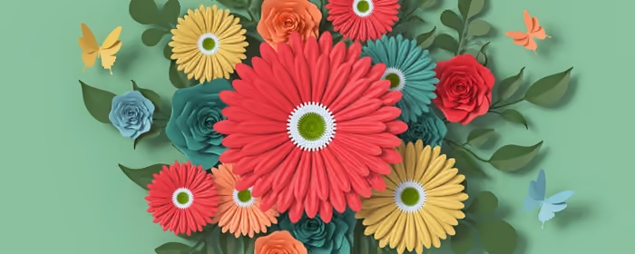 UltraWide 32:9 wallpapers (3840x1080): gerberas, flowers, arrangement, leaves