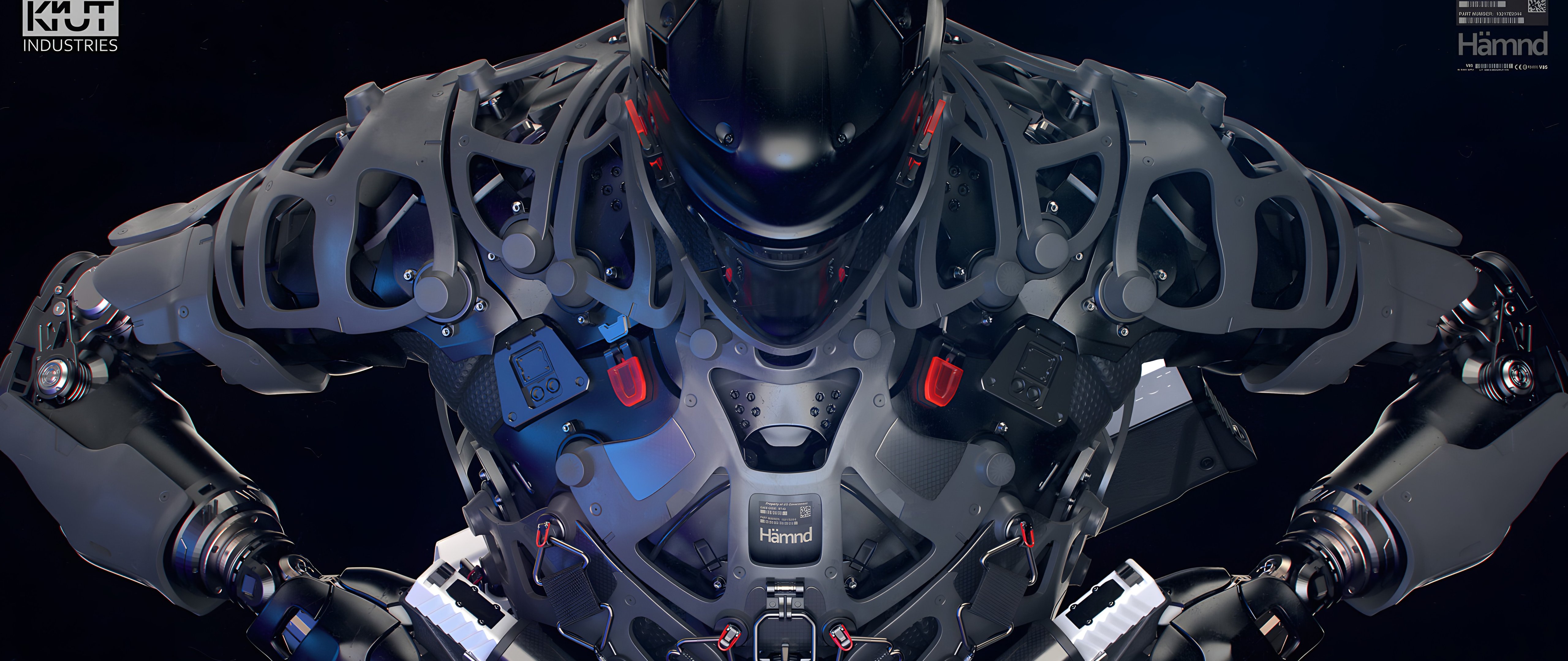 Futuristic Robot Armor - 5K2K UltraWide 21:9 wallpapers in 5120x2160 resolution