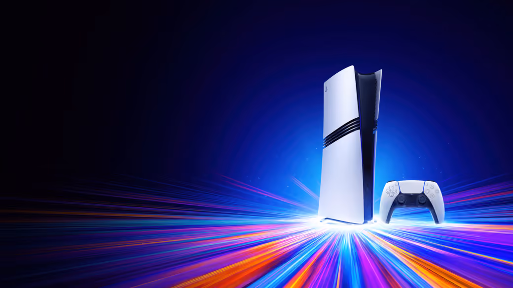 PlayStation 5 Pro и неон - Обои для iPhone 18 Pro/18/17 Pro/17/16 Pro в разрешении 1206x2622