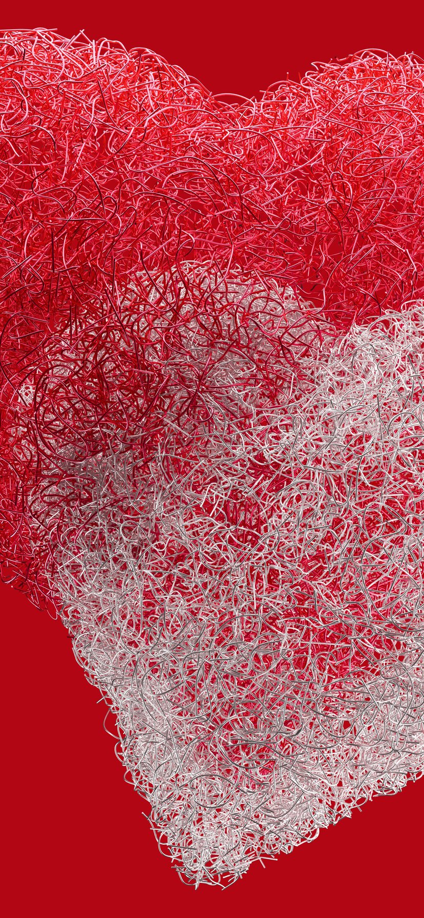Hearts symbolizing Valentines Day - Wallpapers for iPhone 11/XR in 828x1792 resolution