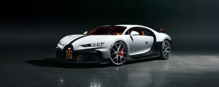 UltraWide 21:9 обои Bugatti (3440x1440): Bugatti Chiron, карбон, спойлер, суперкар