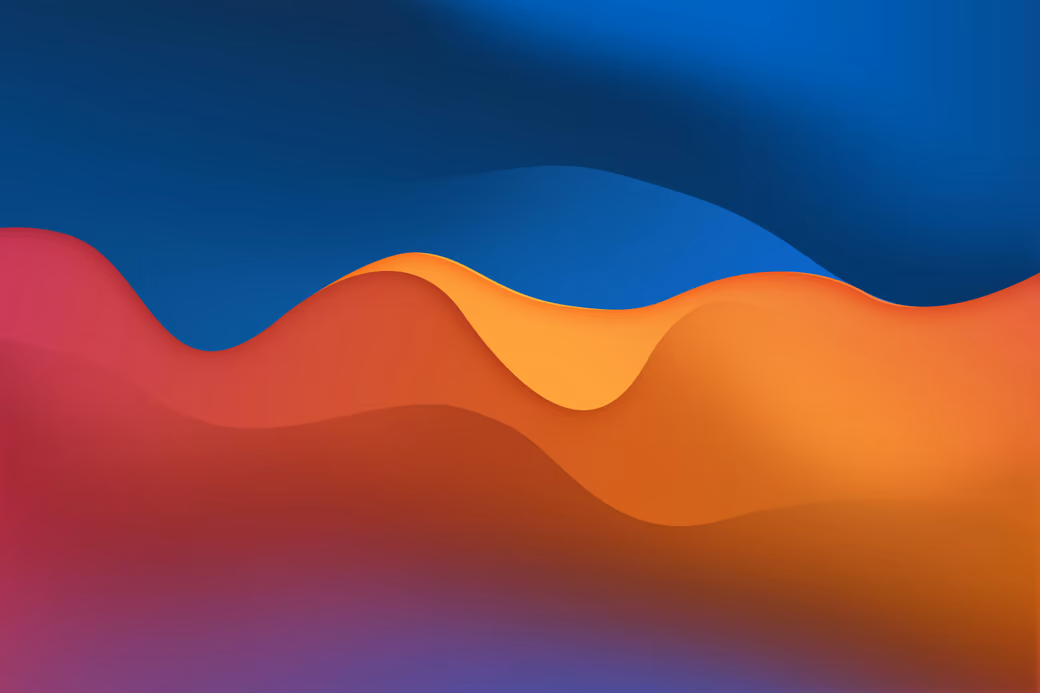 Orange Gradient Waves Pattern - Wallpapers for Samsung/LG in 720x1280 resolution