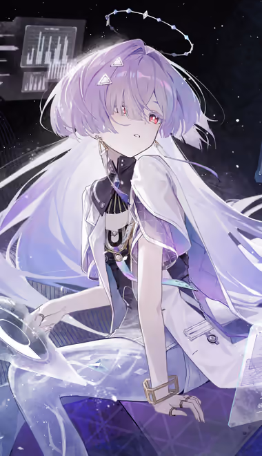 Wuthering Waves Wallpapers for Samsung/LG (720x1280): Mornye, Wuthering Waves, anime girl, purple hair