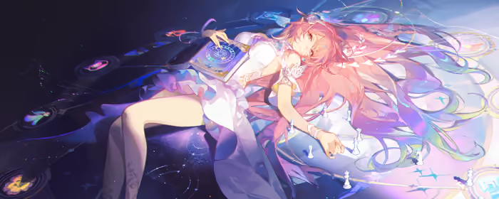 Обои игры: Cyrene (Honkai: Star Rail), аниме девушка, розовые волосы, платье