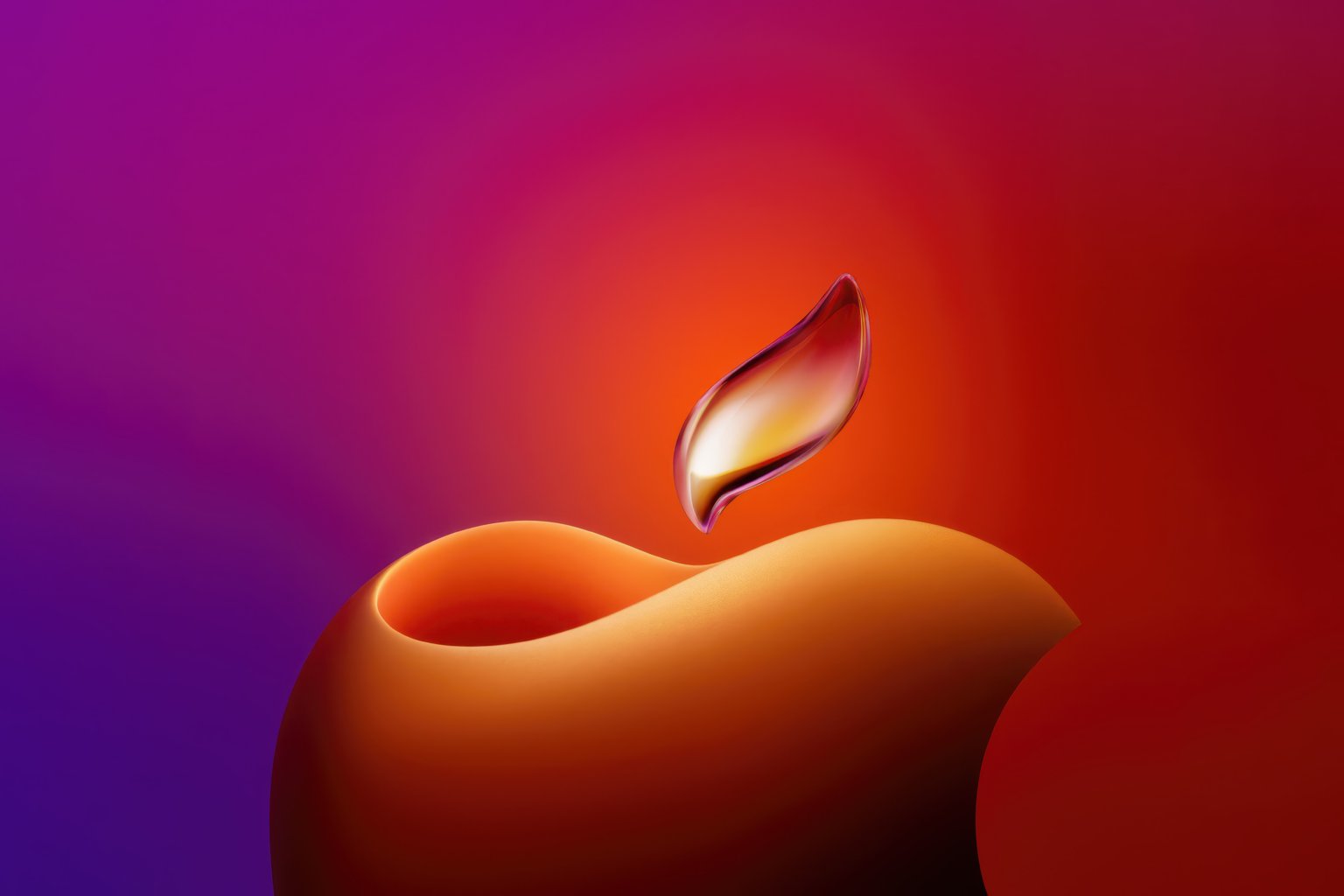 Apple Minimalist Logo Icon - Microsoft Surface 12.4″ wallpapers in 1536x1024 resolution
