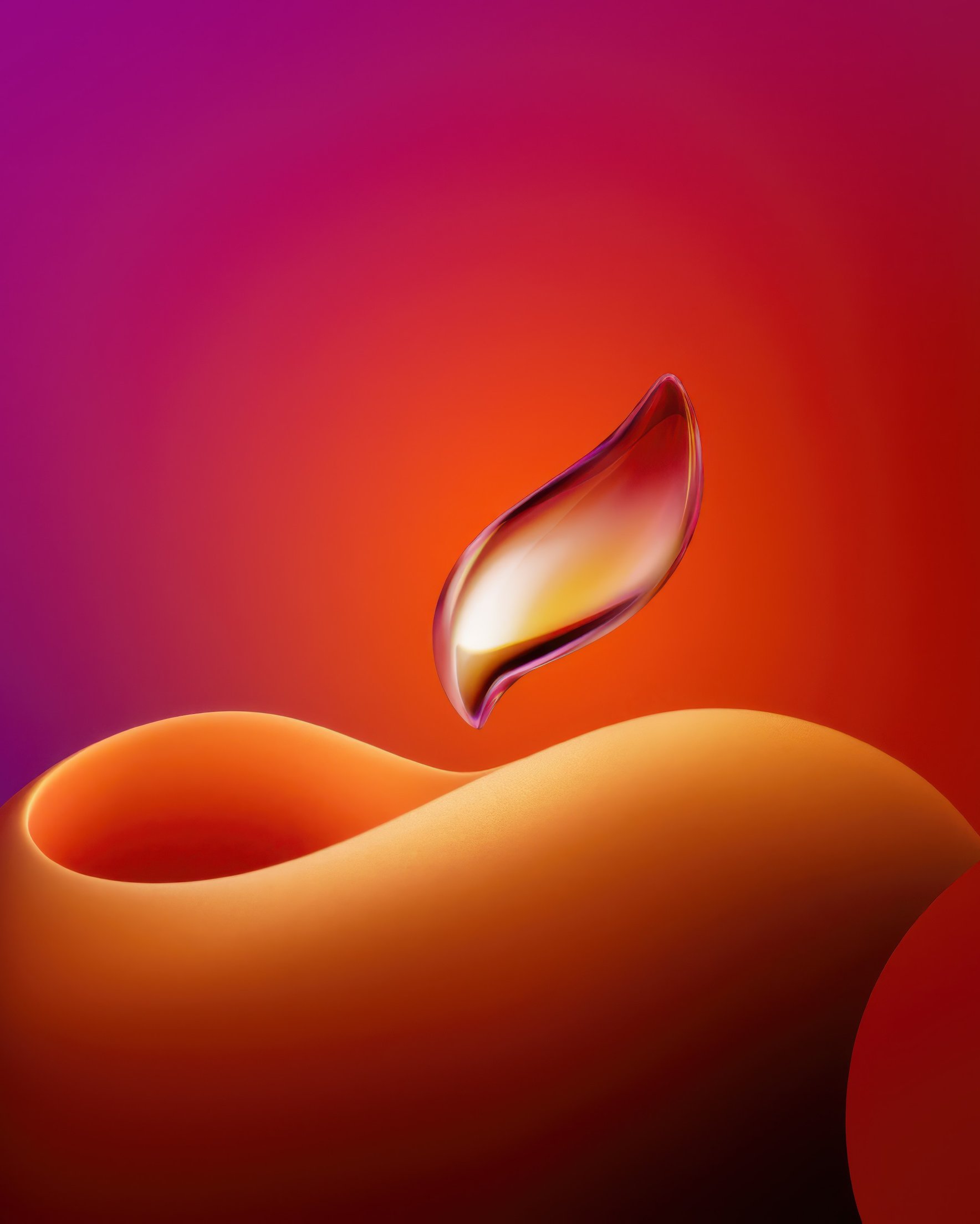 Apple Minimalist Logo Icon - Wallpapers for Samsung Galaxy Z Fold 2/3 in 1768x2208 resolution