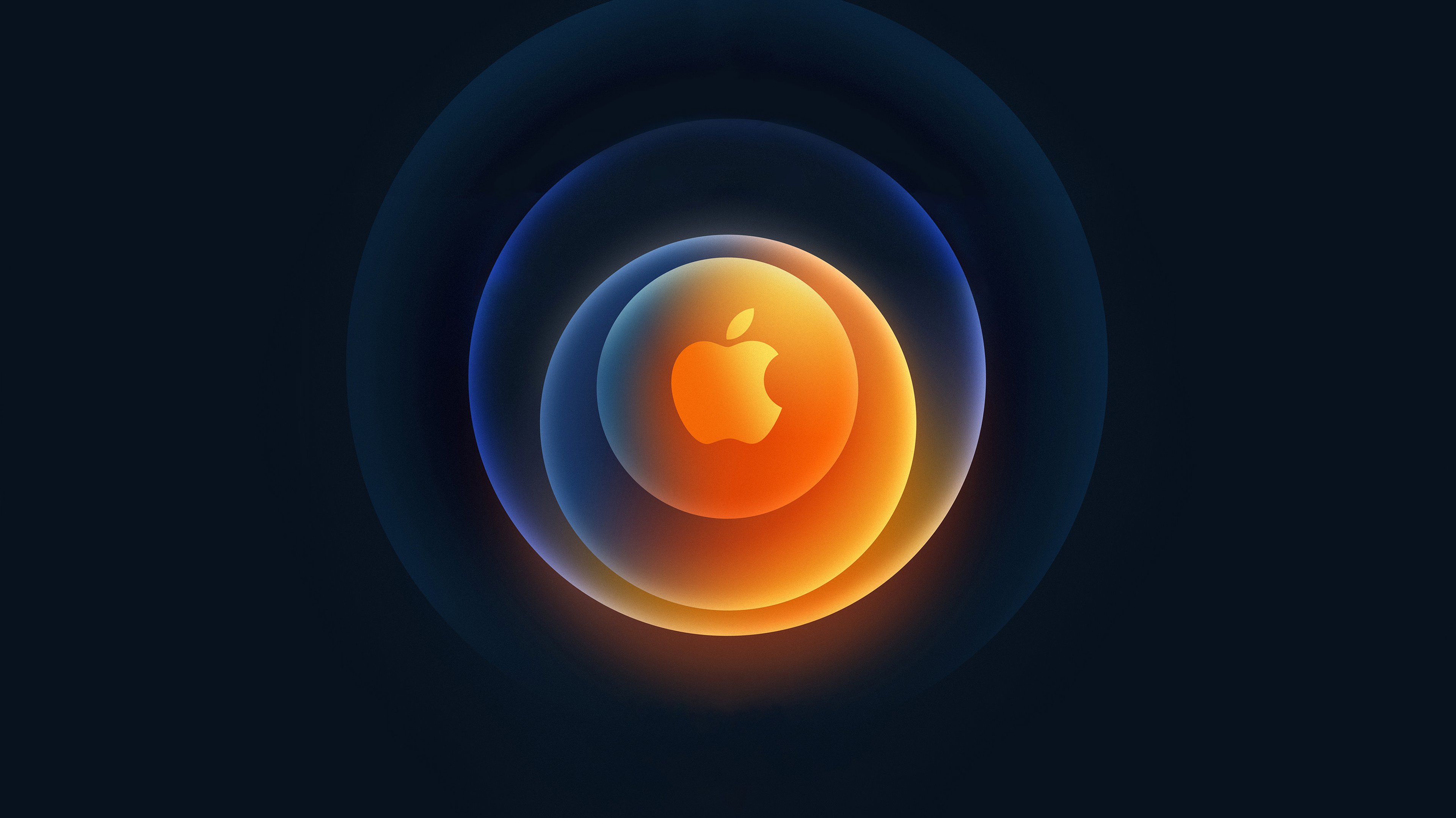 Apple Inc Logo Glow Minimalism - 4K PC Wallpapers in 3840x2160 resolution