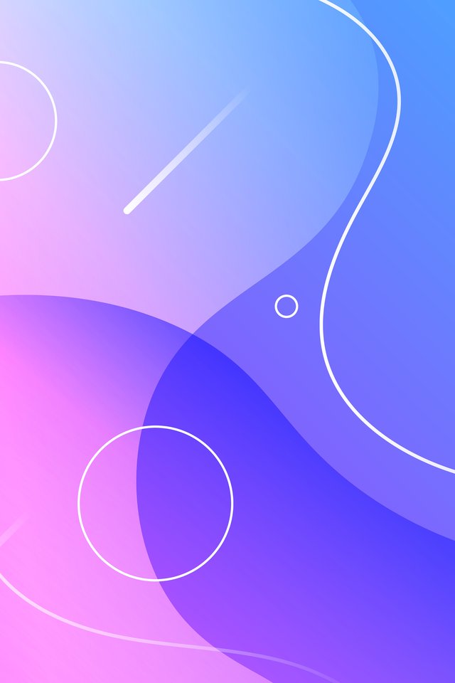 Gradient waves of blue and pink - Wallpapers for iPhone 4/4S in 640x960 resolution